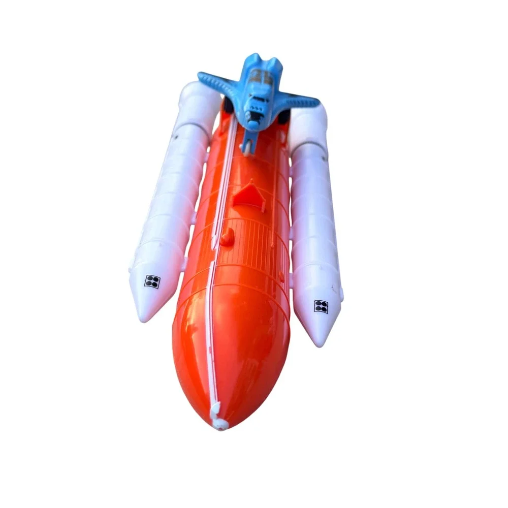 Realtoy Space Shuttle Rocket Toy Blue Diecast Orbiter Orange Tank Boosters NASA